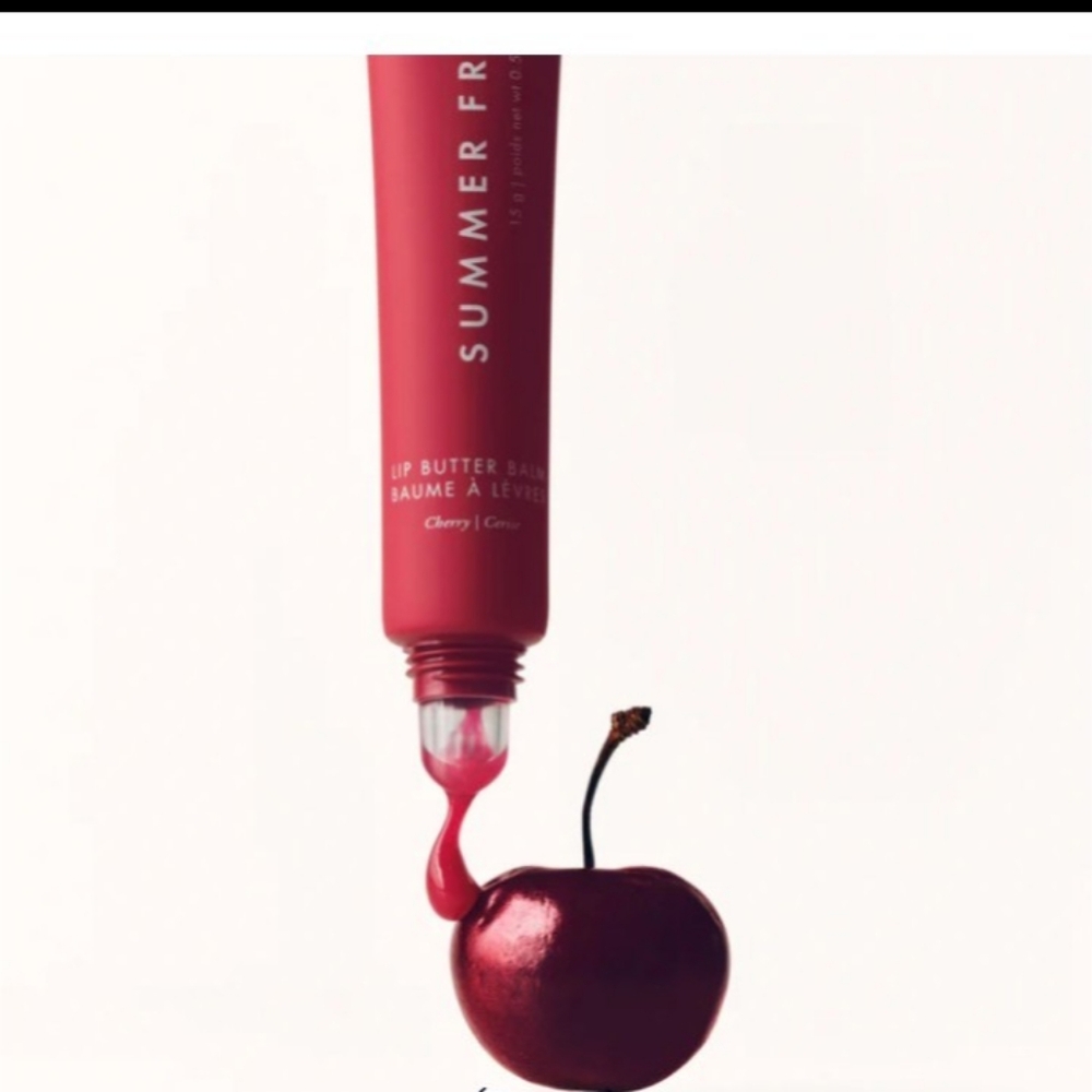 Summer Fridays CHERRY Red Lip Balm Gloss